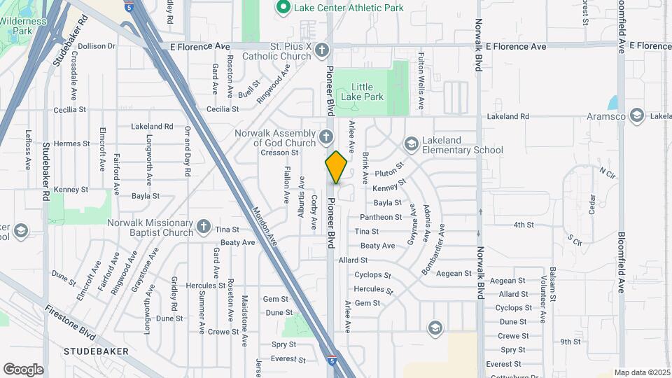 11802 Los Alisos Cir Map and Location Details