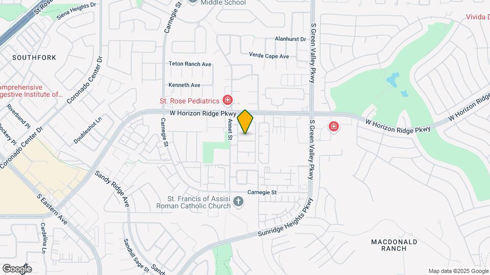 2305 W Horizon Ridge Pkwy Map and Location Details