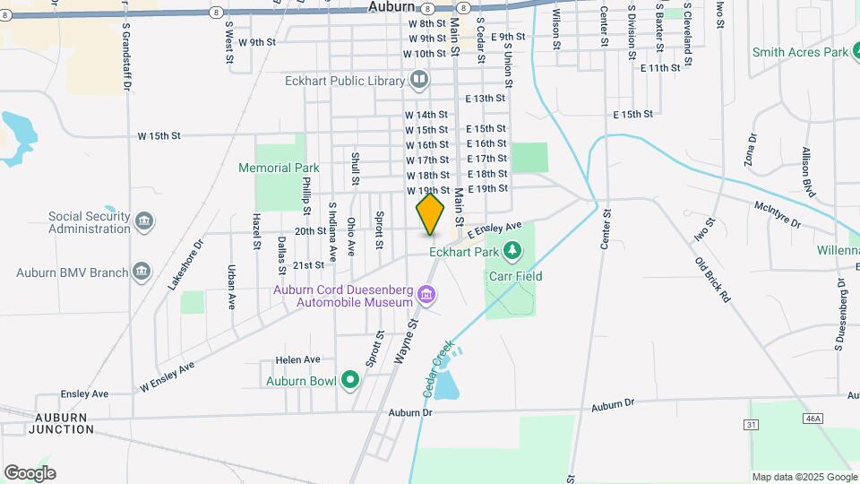 1335 S Jackson Mapa y Detalles de la Ubicación