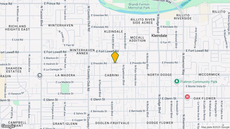 3312 E Presidio Rd Map and Location Details
