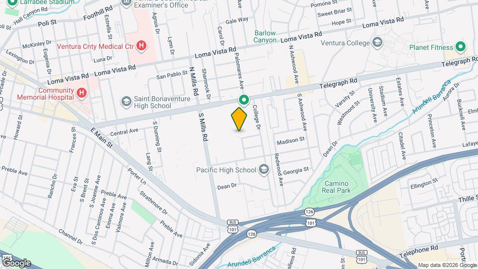 207 Wesley Ave Map and Location Details