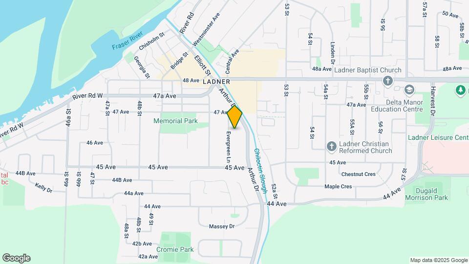 4630 Evergreen Ln Map and Location Details