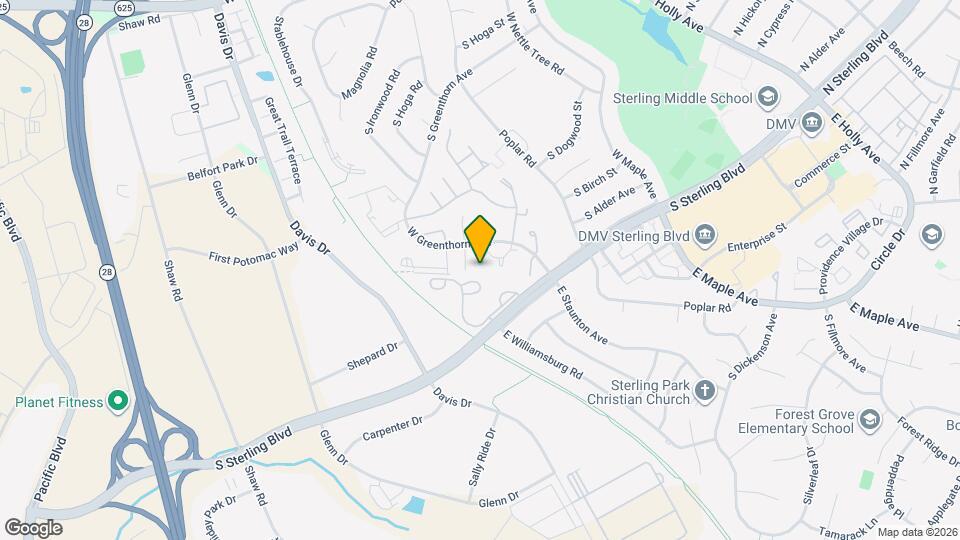 22319 Mayfield Sq Map and Location Details