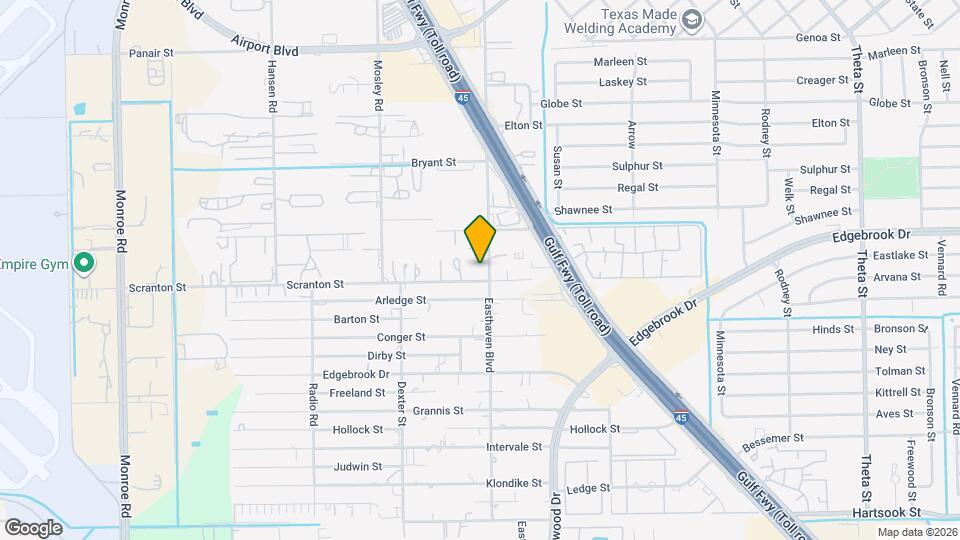 8662 Easthaven Blvd Map and Location Details