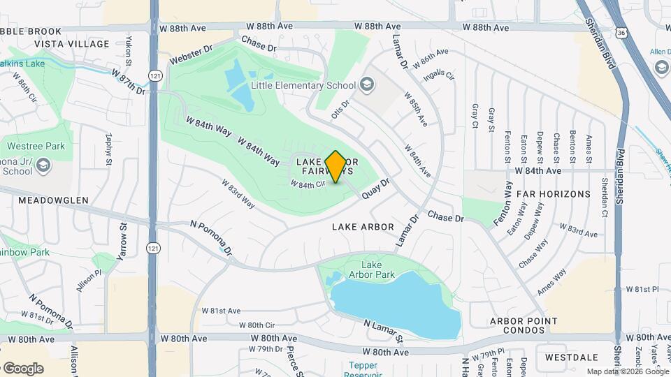 6590 W 84th Cir Map and Location Details