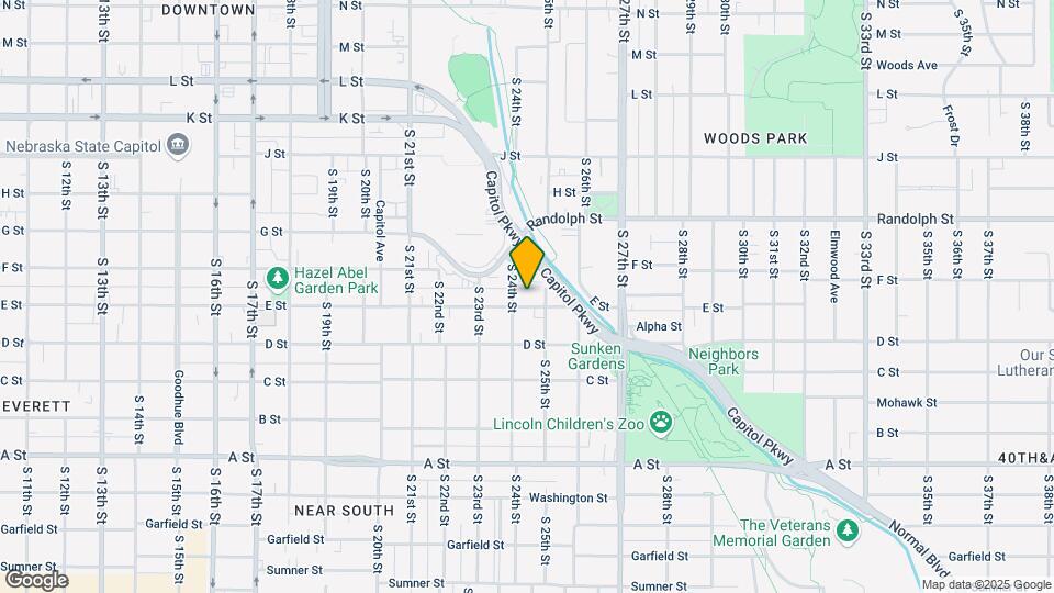 2420 E St Mapa y Detalles de la Ubicación