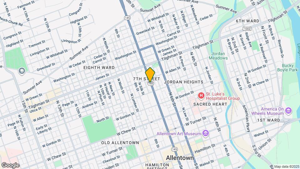 528 N Jute St Map and Location Details