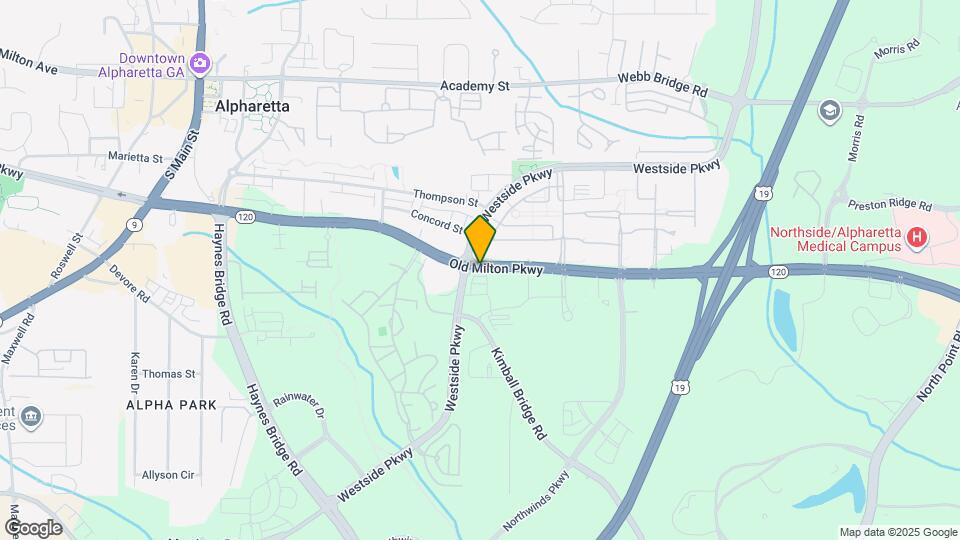2555 Old Milton Pkwy Map and Location Details