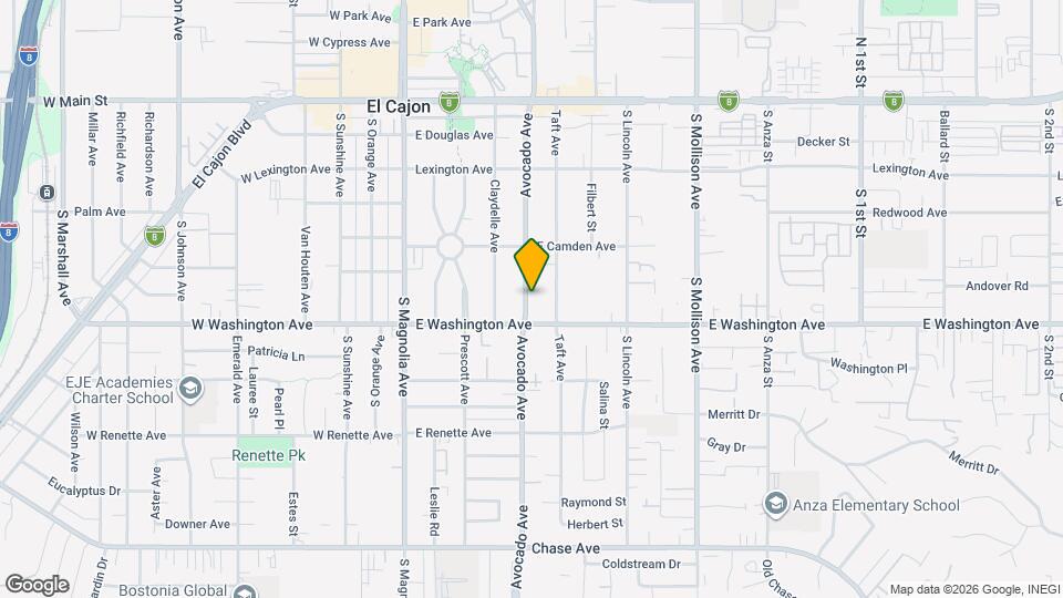653 Avocado Ave Map and Location Details