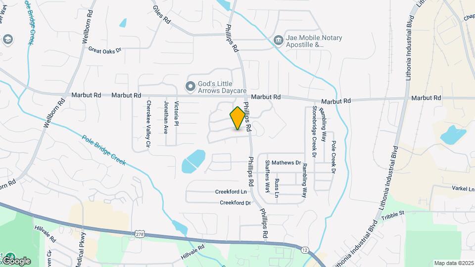 6290 Marbut Farms Ln Map and Location Details