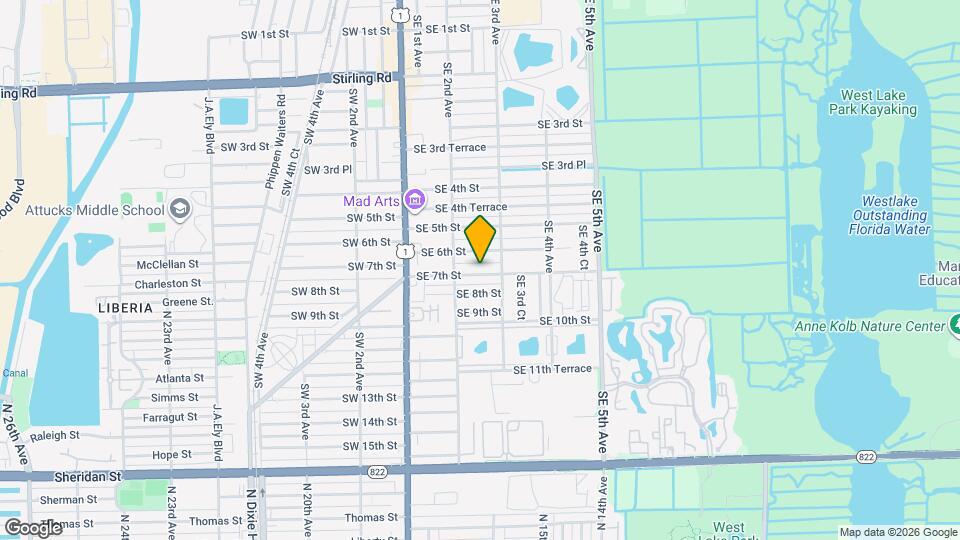 227 SE 7th St Map and Location Details