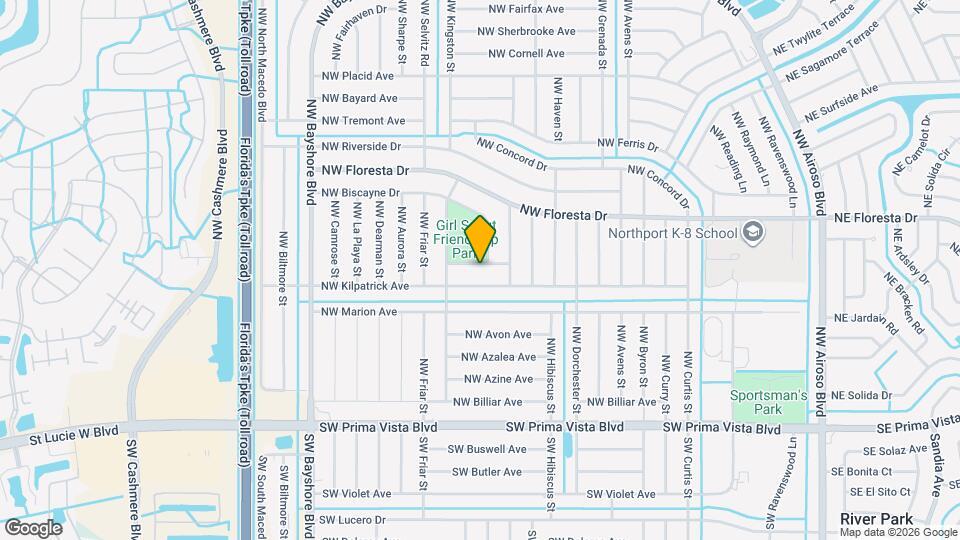 542 NW La Brea Ave Map and Location Details