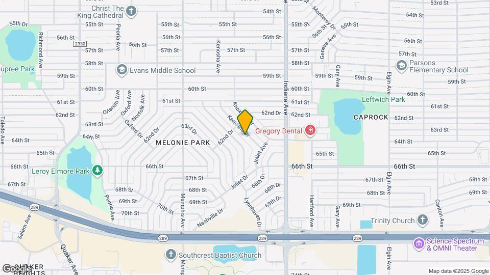 6210 Kenosha Dr Map and Location Details