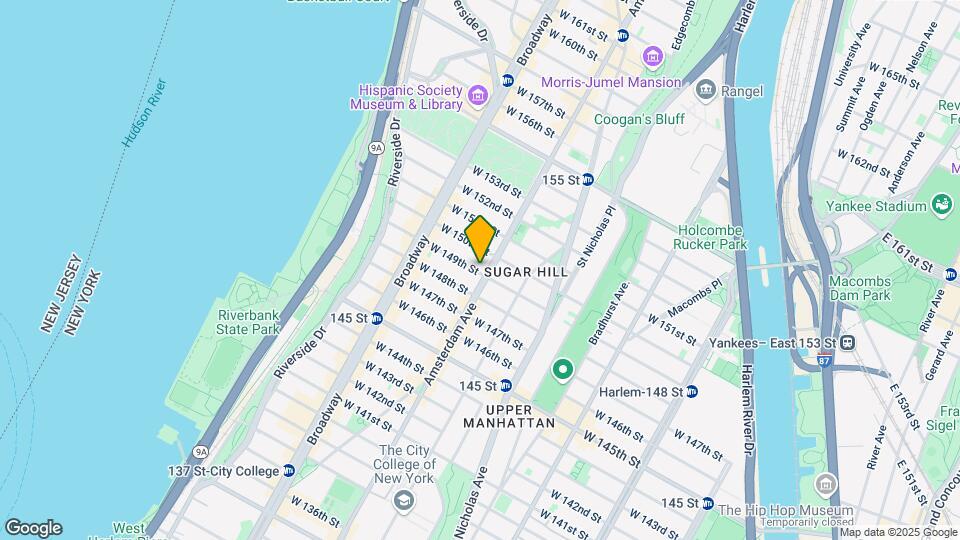 1800 Amsterdam Ave Mapa y Detalles de la Ubicación