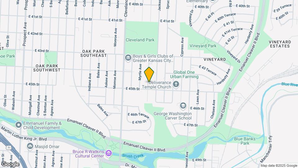 4435 Norton Ave Map and Location Details