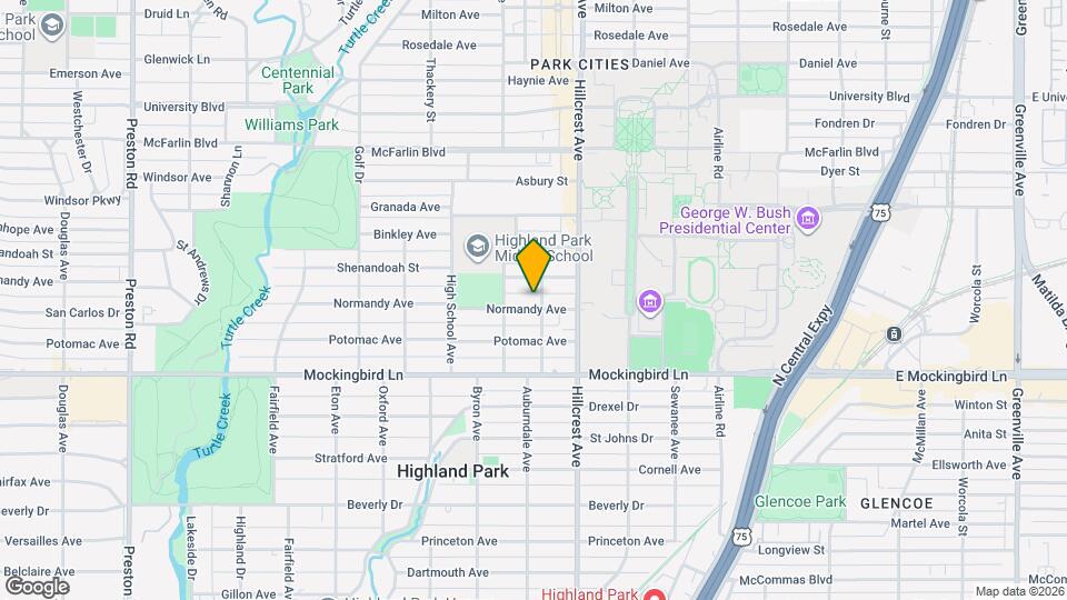 3432 Normandy Ave Map and Location Details