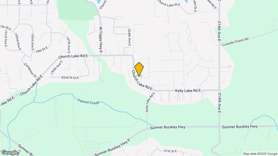 8215 205th Ave E Map and Location Details