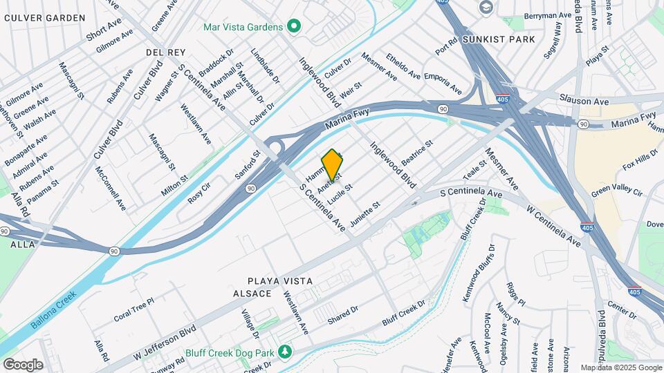 12214 Aneta St Map and Location Details