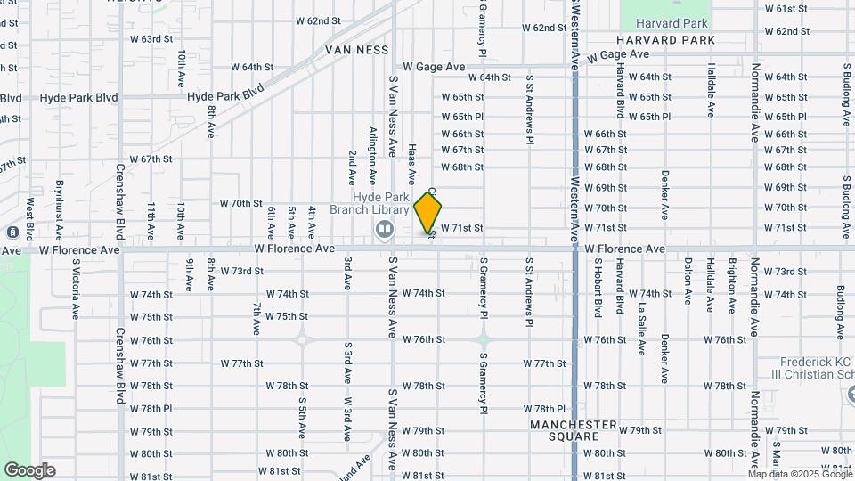 7111 Cimarron St Map and Location Details