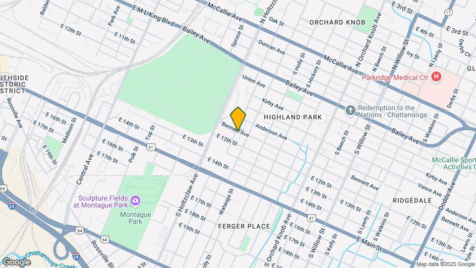 1102 S Greenwood Ave Map and Location Details