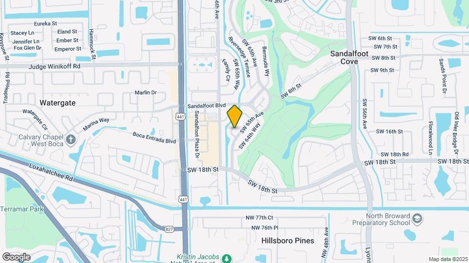 1590 SW 65th Terrace Map and Location Details