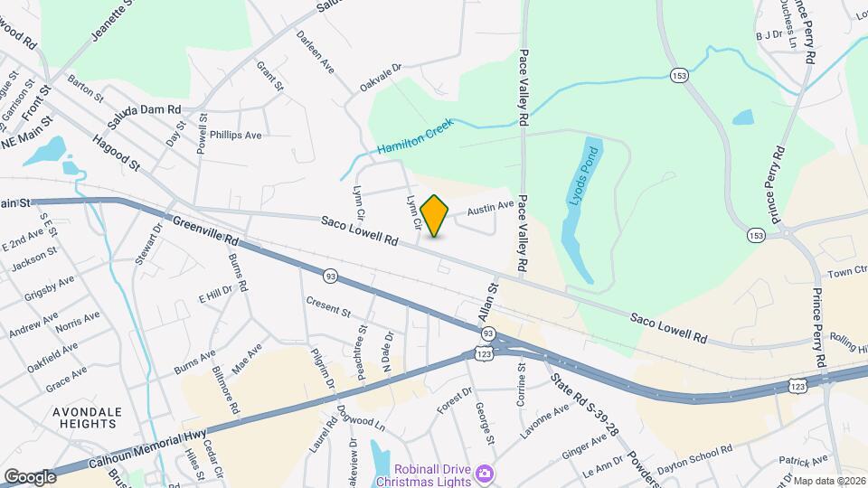 102 Lynn Cir Map and Location Details