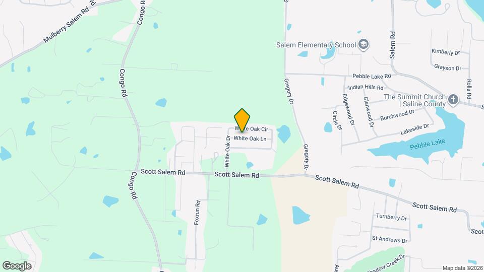 1717 White Oak Ln Mapa y Detalles de la Ubicación