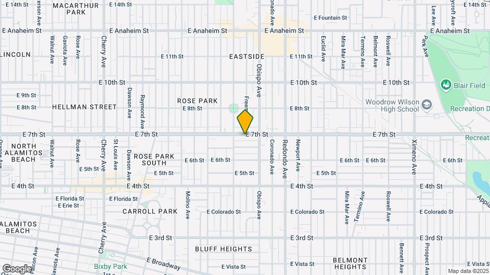 3044 E 7th St, Unit #A Mapa y Detalles de la Ubicación
