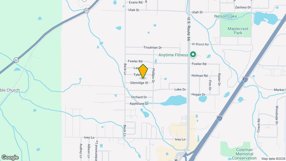 1139 Glenridge St Map and Location Details