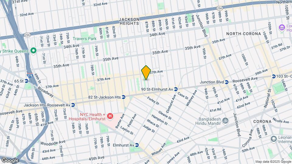 37-28 86th St Map and Location Details