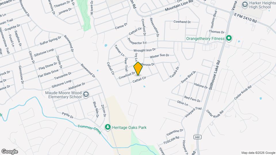 711 Cattail Cir Map and Location Details
