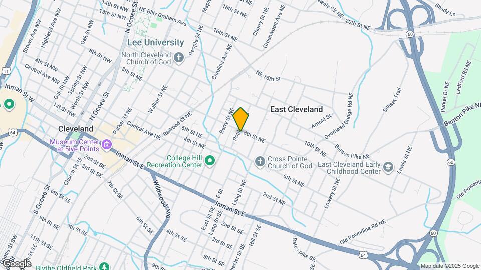 770 Poplar St NE Map and Location Details