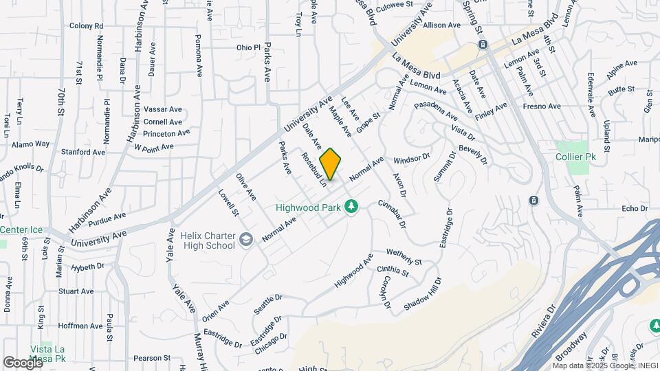 4349 Rosebud Ln Mapa y Detalles de la Ubicación