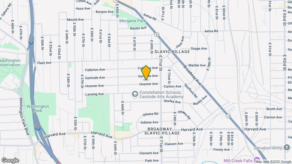 6825 Hosmer Ave Map and Location Details