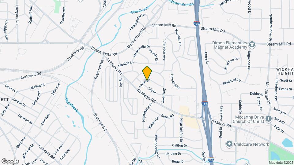 3614 Vivian Ln Map and Location Details