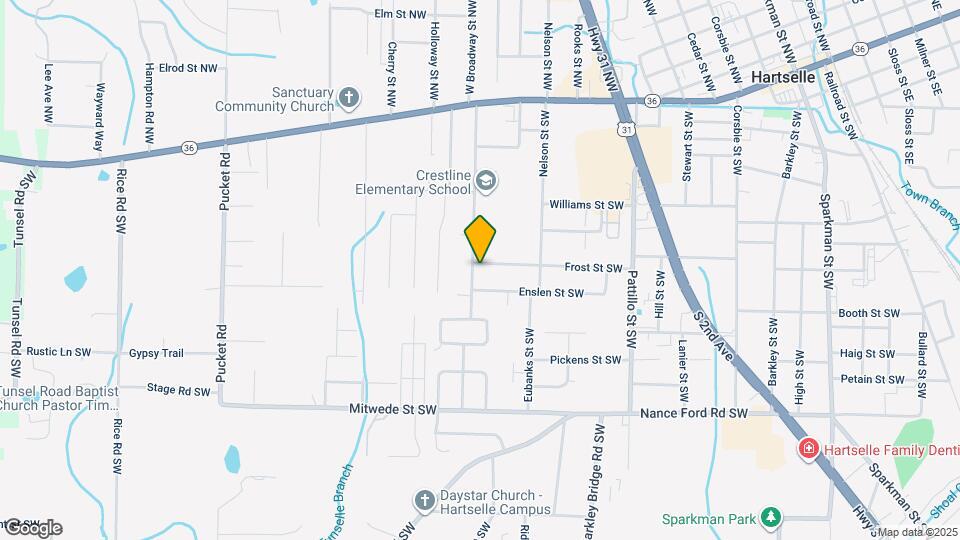 814 Frost St SW Map and Location Details