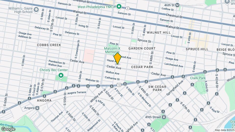 5035 Cedar Ave Map and Location Details