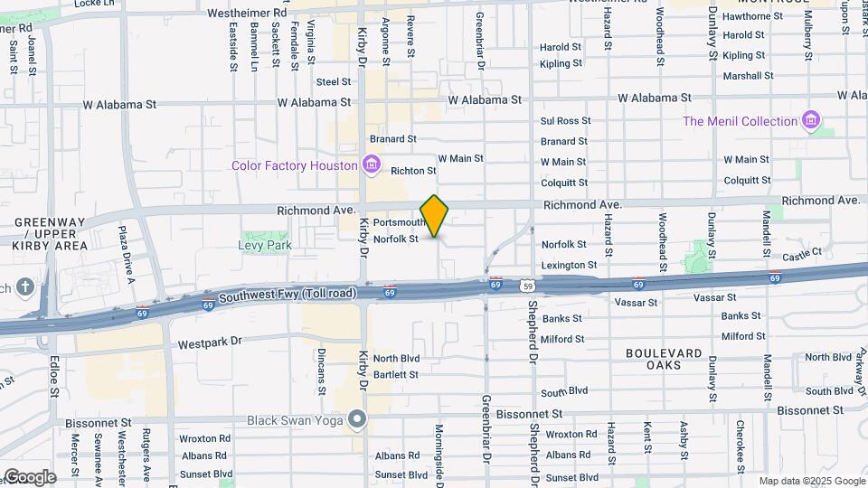 2301 Norfolk St Map and Location Details