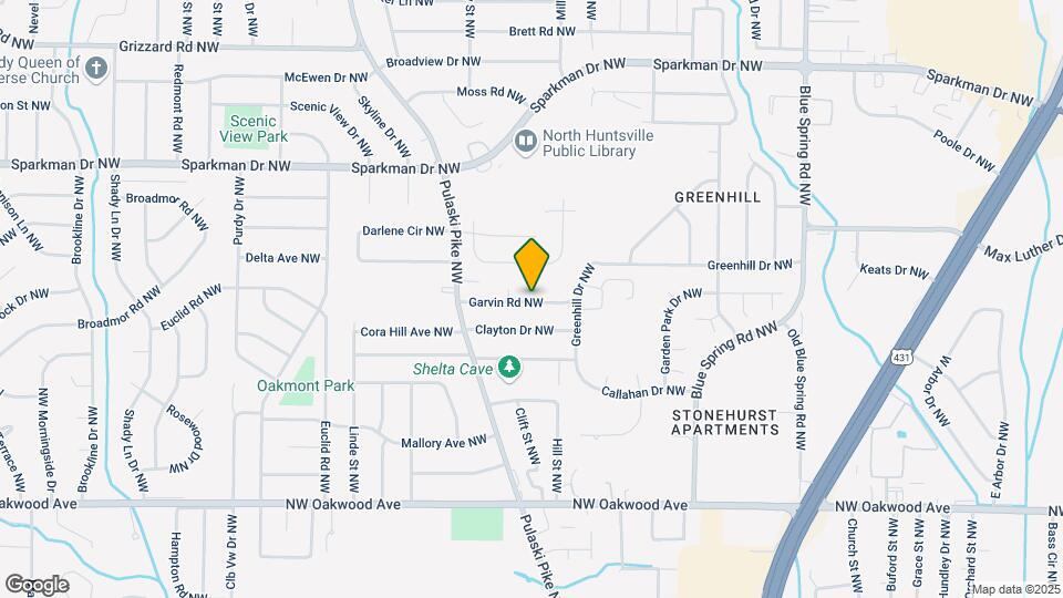 2712 Garvin Rd NW Map and Location Details
