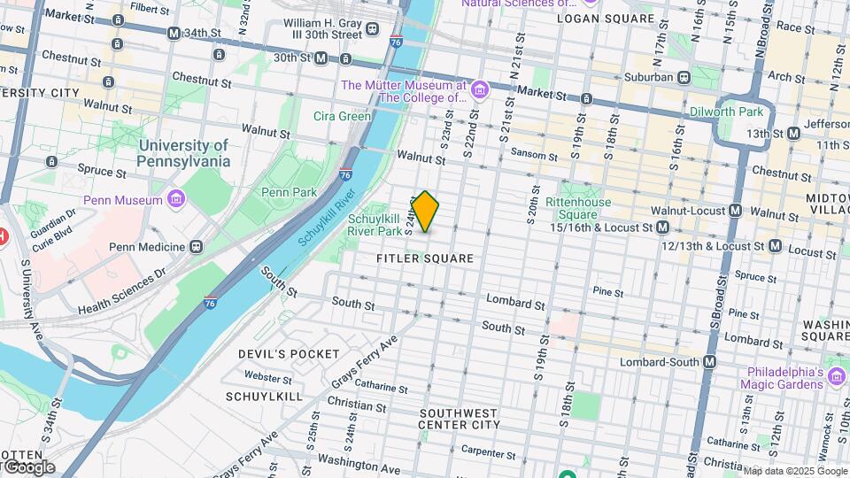 2301 Delancey Pl Map and Location Details