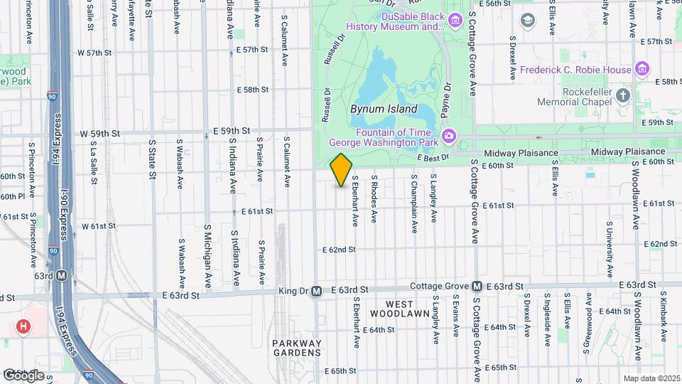 6031 S Vernon Ave Map and Location Details