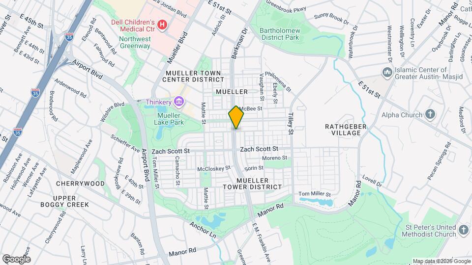 4231 Berkman Dr Map and Location Details