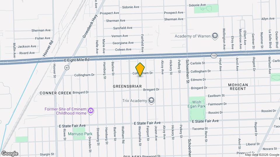 20282 Westphalia St Map and Location Details