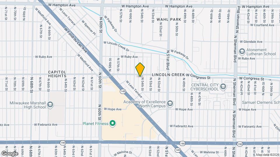4369 N 54th St Mapa y Detalles de la Ubicación