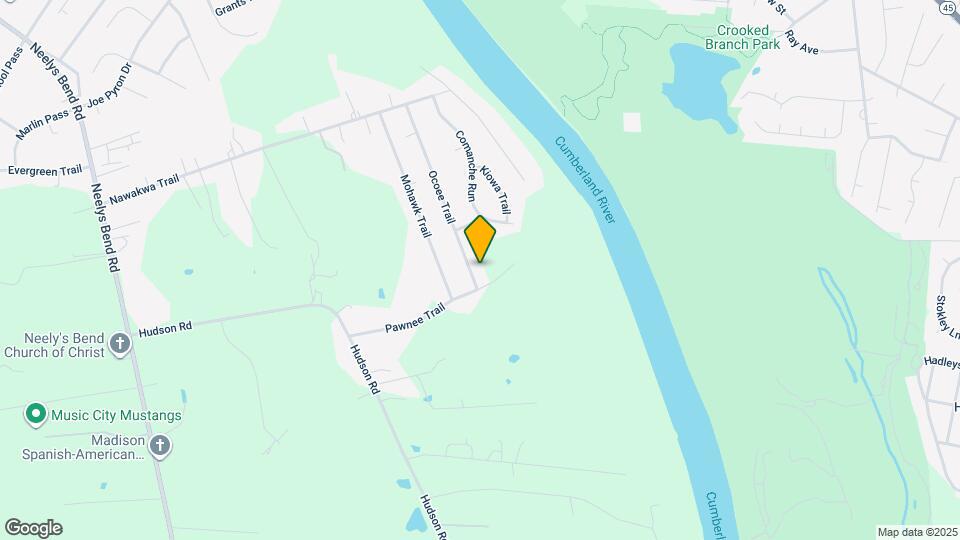 1535 Ocoee Trail Map and Location Details