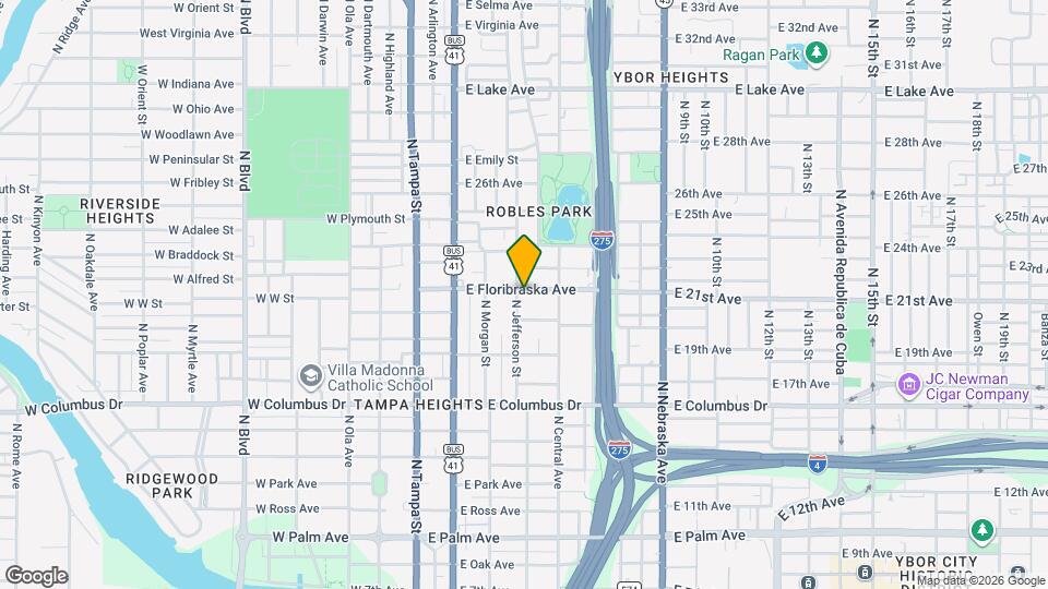 2913 N Jefferson St Map and Location Details