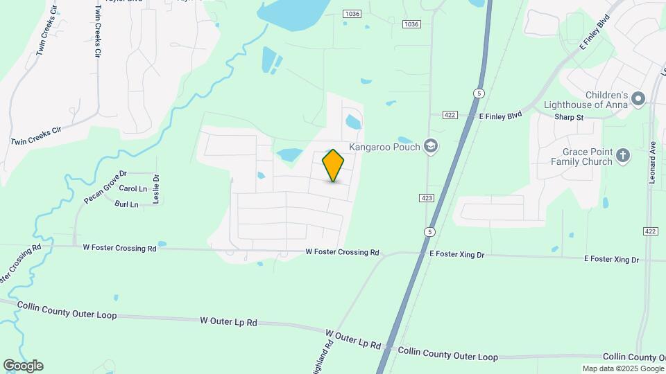 725 Peach Tree Ln Map and Location Details