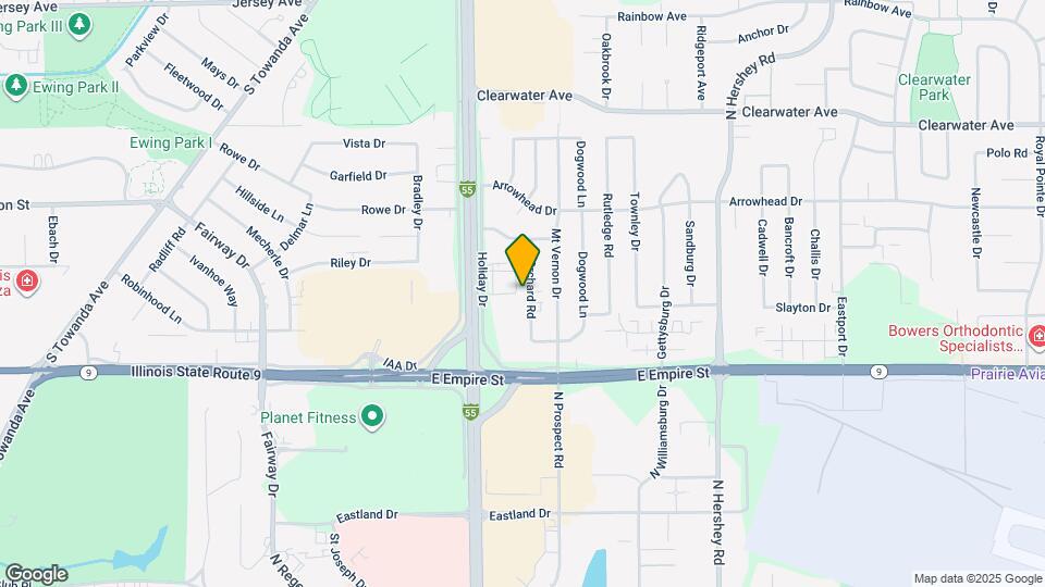 1216 Orchard Rd Map and Location Details