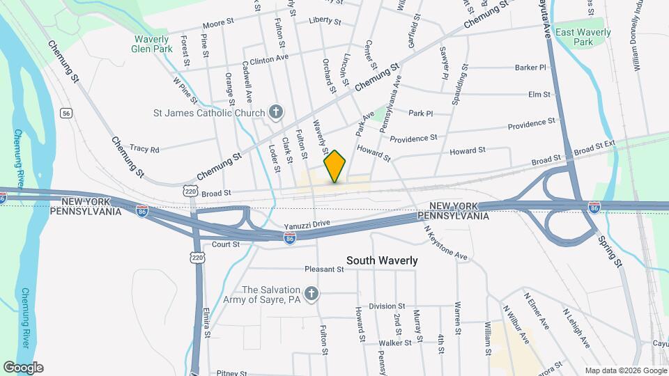 334 Broad St Map and Location Details