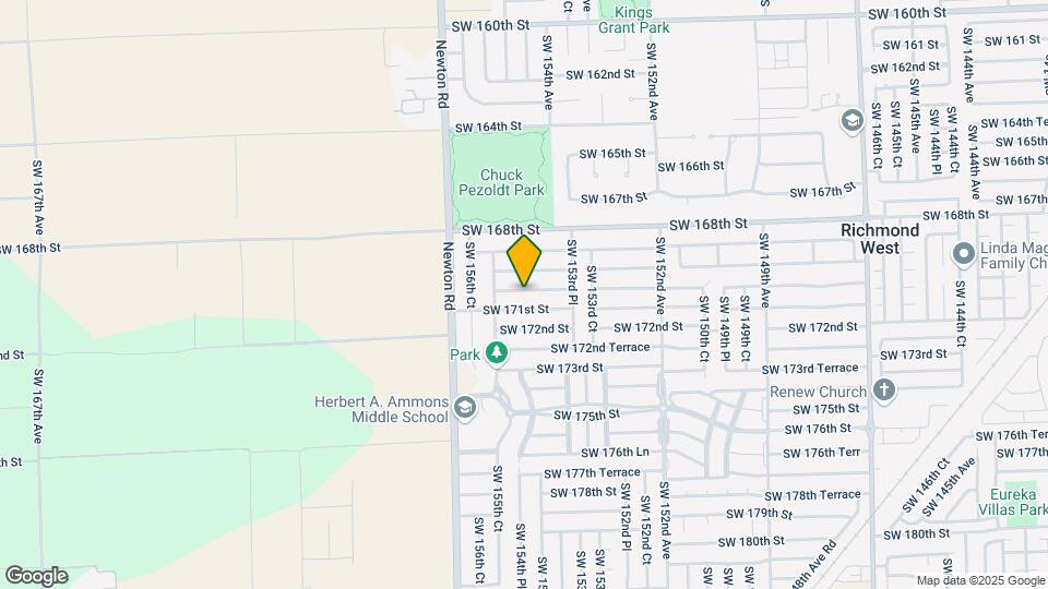 15454 SW 170th Terrace Map and Location Details